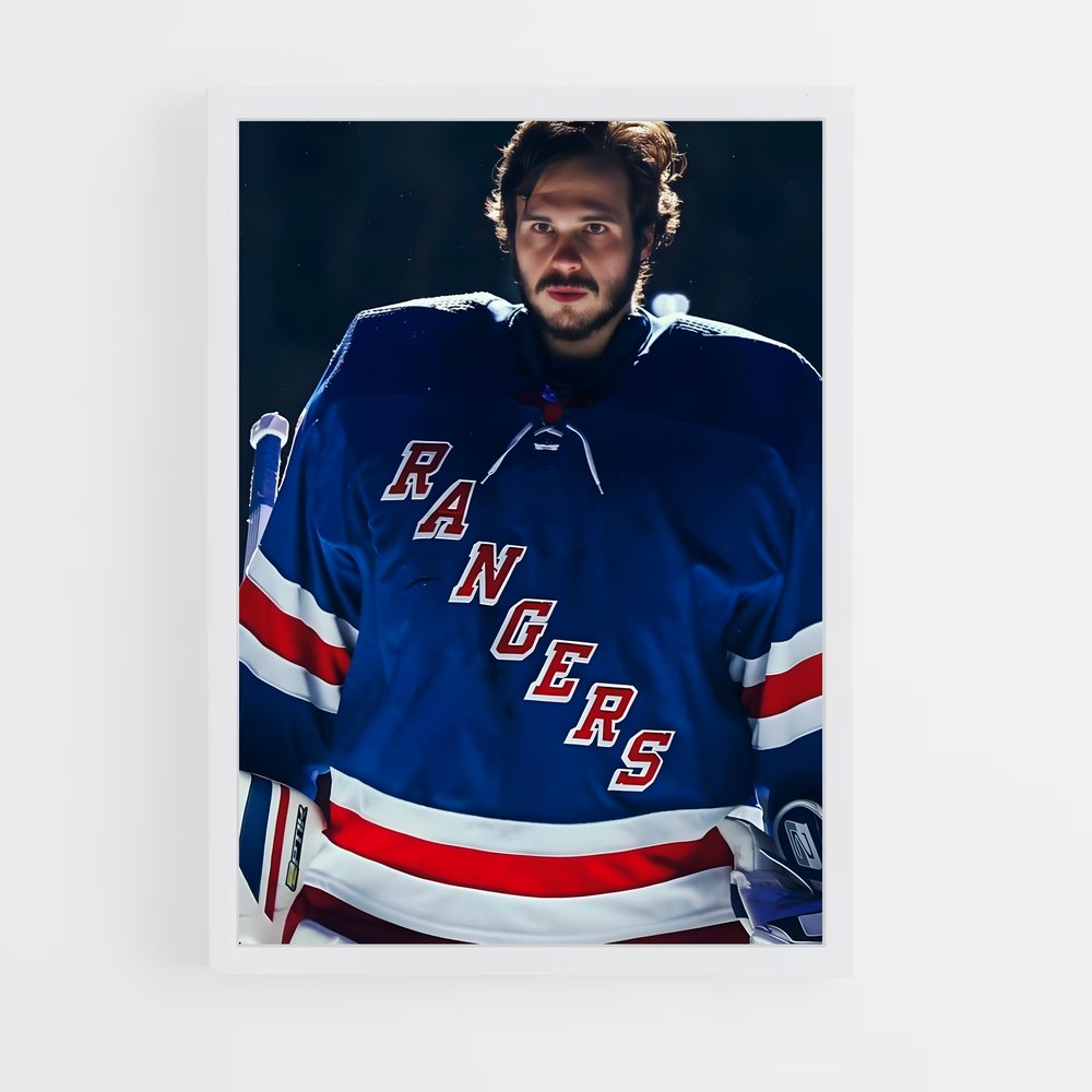 Poster The Bearded Goalie – affiche Hockey sur glace (vue 3)